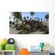 Brown Einiosaurus Tropical Setting Wall Decal