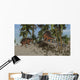 Two Kentrosaurus Dinosaurs Walking Wall Decal Design 4
