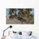 Two Kentrosaurus Dinosaurs Walking Wall Decal Design 4