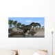 Monolophosaurus Walking along Shallow Wall Decal