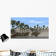 Monolophosaurus Walking Tropical Environment Wall Decal Design 1