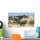 Dilophosaurus Running across Desert Wall Decal