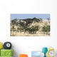 Dilophosaurus Running across Desert Wall Decal