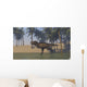 Tyrannosaurus Rex Hunting Shallow Wall Decal Design 2