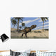 Tyrannosaurus Rex Hunting Shallow Wall Decal Design 1