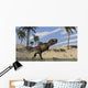 Tyrannosaurus Rex Hunting Shallow Wall Decal Design 1