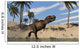 Tyrannosaurus Rex Hunting Shallow Wall Decal Design 1