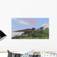 Tyrannosaurus Rex Hunting Gigantoraptor Wall Decal