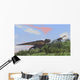 Tyrannosaurus Rex Hunting Gigantoraptor Wall Decal