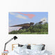 Tyrannosaurus Rex Hunting Gigantoraptor Wall Decal
