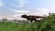 Tyrannosaurus Rex Hunting Open Wall Decal Design 4