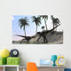 Pair Utahraptors Hunting Shores Wall Decal