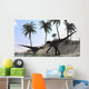 Pair Utahraptors Hunting Shores Wall Decal
