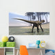 Utahraptor Walking Shallow Water Wall Decal