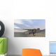 Utahraptor Running along Bay Wall Decal Design 2