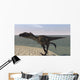 Utahraptor Running along Bay Wall Decal Design 1