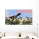Utahraptor Arid Climate Wall Decal