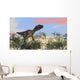 Utahraptor Arid Climate Wall Decal