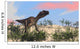 Utahraptor Arid Climate Wall Decal