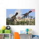 Two Utahraptors Arid Climate Wall Decal