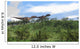 Two Utahraptors Walking across Wall Decal