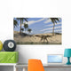 Utahraptor Walking along Shoreline Wall Decal
