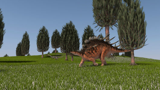 Kentrosaurus and Coelophysis Walking Wall Decal