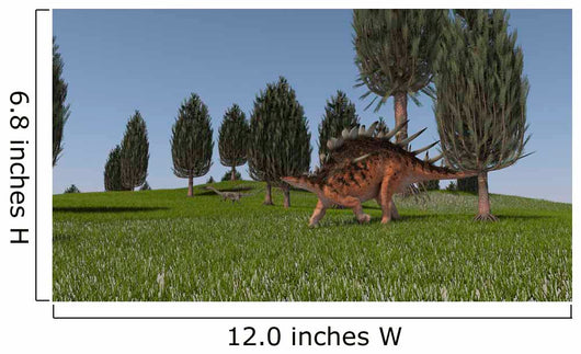 Kentrosaurus and Coelophysis Walking Wall Decal