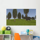 Triceratops Walking across Grassy Wall Decal Design 5