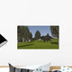 Triceratops Walking across Grassy Wall Decal Design 4