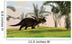 Brown Einiosaurus Walking Field Wall Decal Design 14