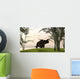Brown Einiosaurus Walking Field Wall Decal Design 12