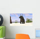 Triceratops Beach Wall Decal Design 2