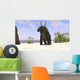 Triceratops Beach Wall Decal Design 2
