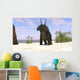 Triceratops Beach Wall Decal Design 2