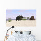 Triceratops Beach Wall Decal Design 1