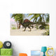 Spinosaurus Hunting for Food Wall Decal Design 1