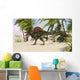 Spinosaurus Hunting for Food Wall Decal Design 1