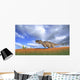 Ceratosaurus Hunting Prehistoric Grasslands Wall Decal Design 4