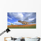 Ceratosaurus Hunting Prehistoric Grasslands Wall Decal Design 4