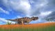 Ceratosaurus Hunting Prehistoric Grasslands Wall Decal Design 3