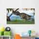Ceratosaurus Hunting Prehistoric Environment Wall Decal Design 4