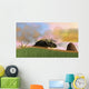 Triceratops Walking across Grassy Wall Decal Design 3