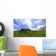 Triceratops Walking across Prehistoric Wall Decal