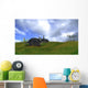 Triceratops Walking across Prehistoric Wall Decal