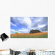 Triceratops Walking through Tall Wall Decal