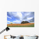 Triceratops Walking through Tall Wall Decal