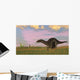 Dicraeosaurus Walking across Prehistoric Wall Decal Design 5
