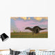 Dicraeosaurus Walking across Prehistoric Wall Decal Design 5