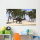 Dicraeosaurus Walking along Shoreline Wall Decal